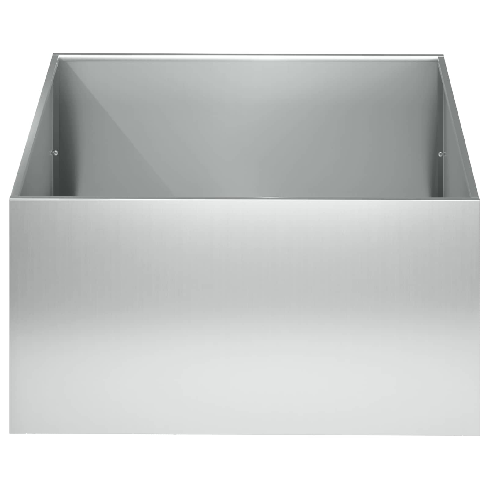 Plantenbak 2 st zilver 60 x 60 x 30 cm Gegalvaniseerd staal image 4