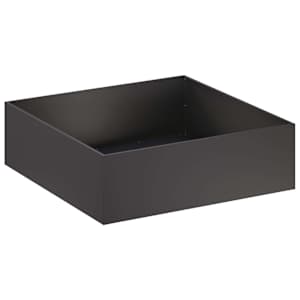 vidaXL Aia istutuspot Must 80 x 80 x 30 cm K&uuml;lmvalmistatud teras