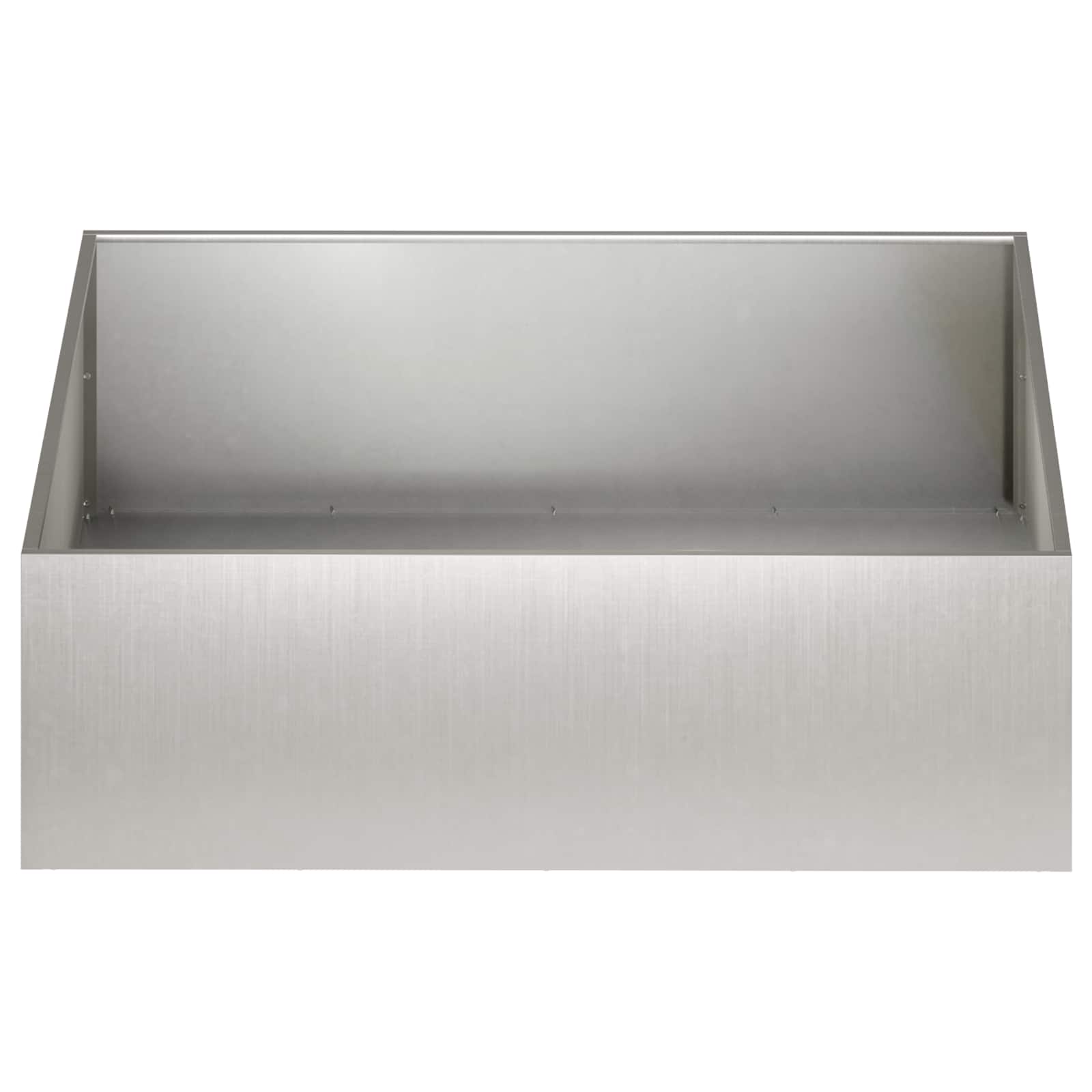 Plantenbak 2 st zilver 100 x 100 x 30 cm Roestvrij staal image 4