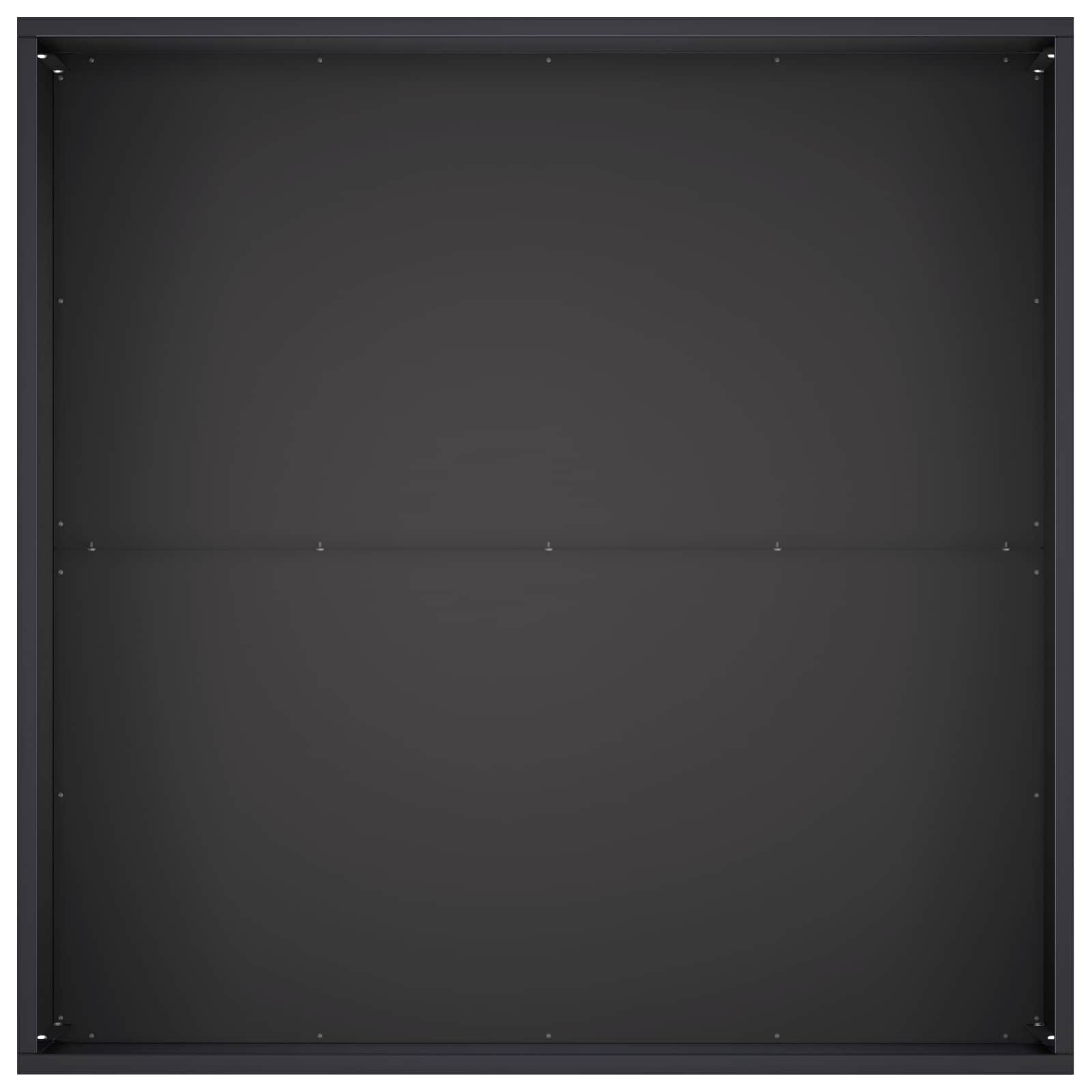 Plantenbak 2 st Zwart 60 x 60 x 40 cm Koudgewalst staal image 5