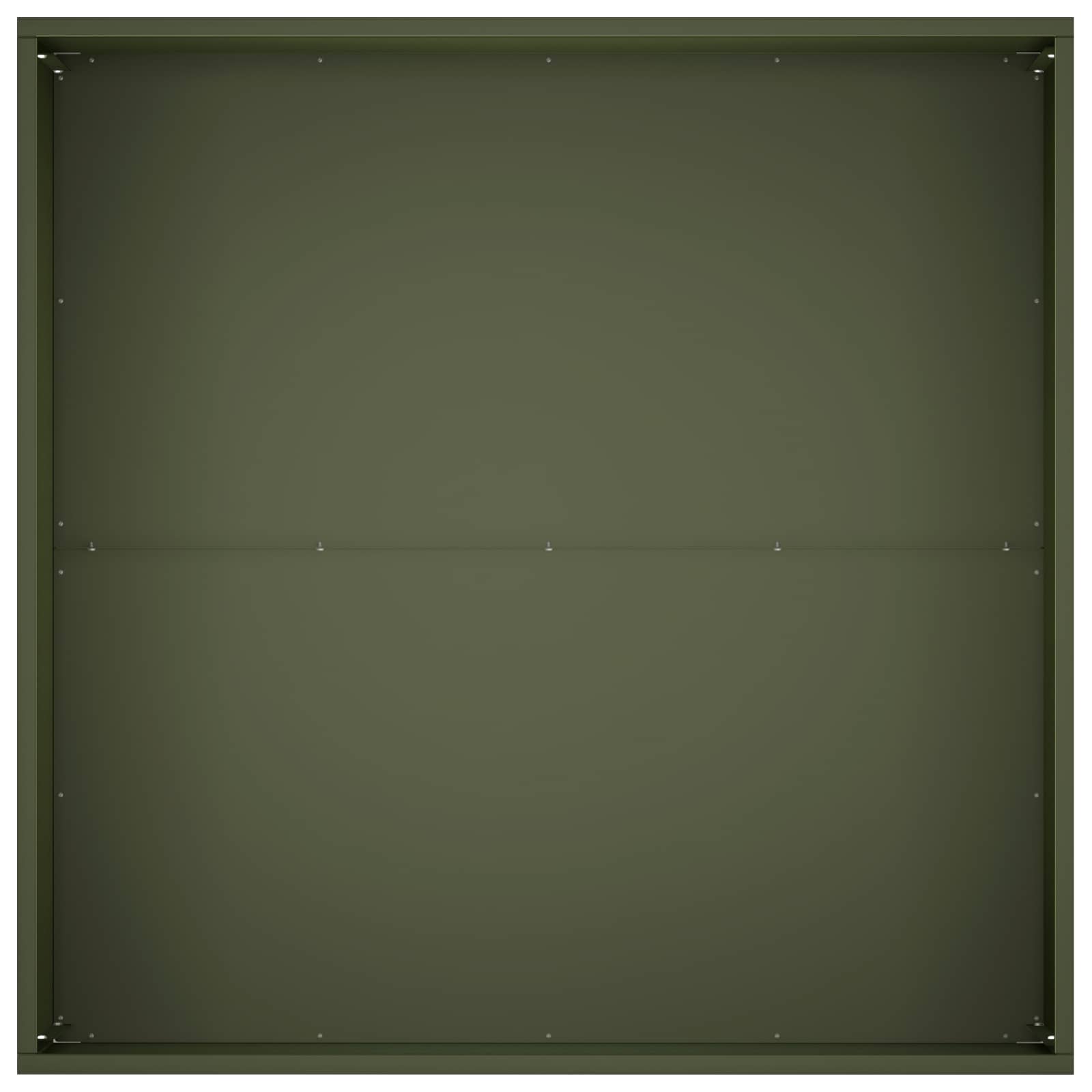 Plantenbak Olijfgroen 60 x 60 x 40 cm Koudgewalst staal image 4