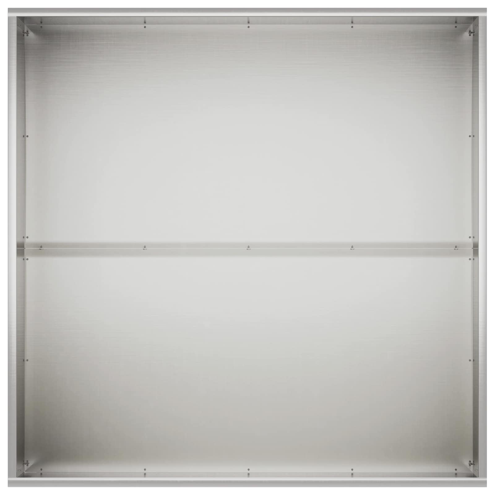 Tuin Bloempot zilver 60 x 60 x 40 cm Roestvrij staal image 4