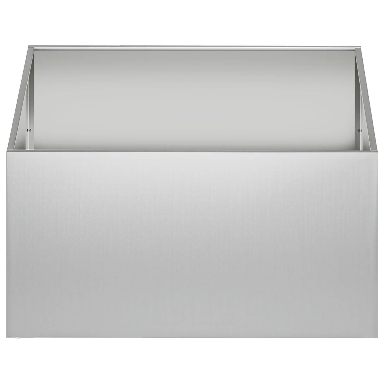 Tuin Bloempot 2 st zilver 80 x 80 x 40 cm Gegalvaniseerd staal image 4