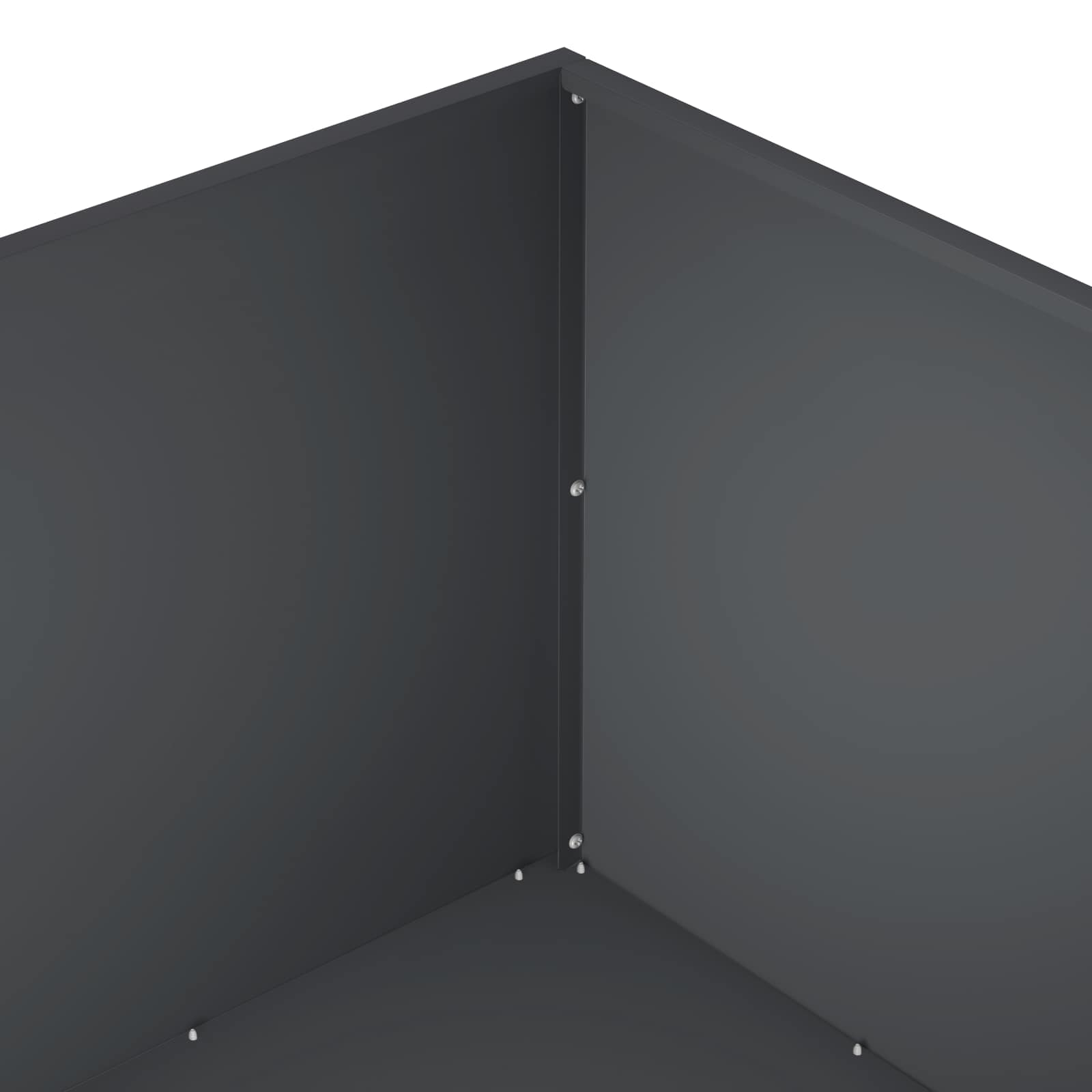 Plantenbak Antraciet 100 x 100 x 40 cm Koudgewalst staal image 5