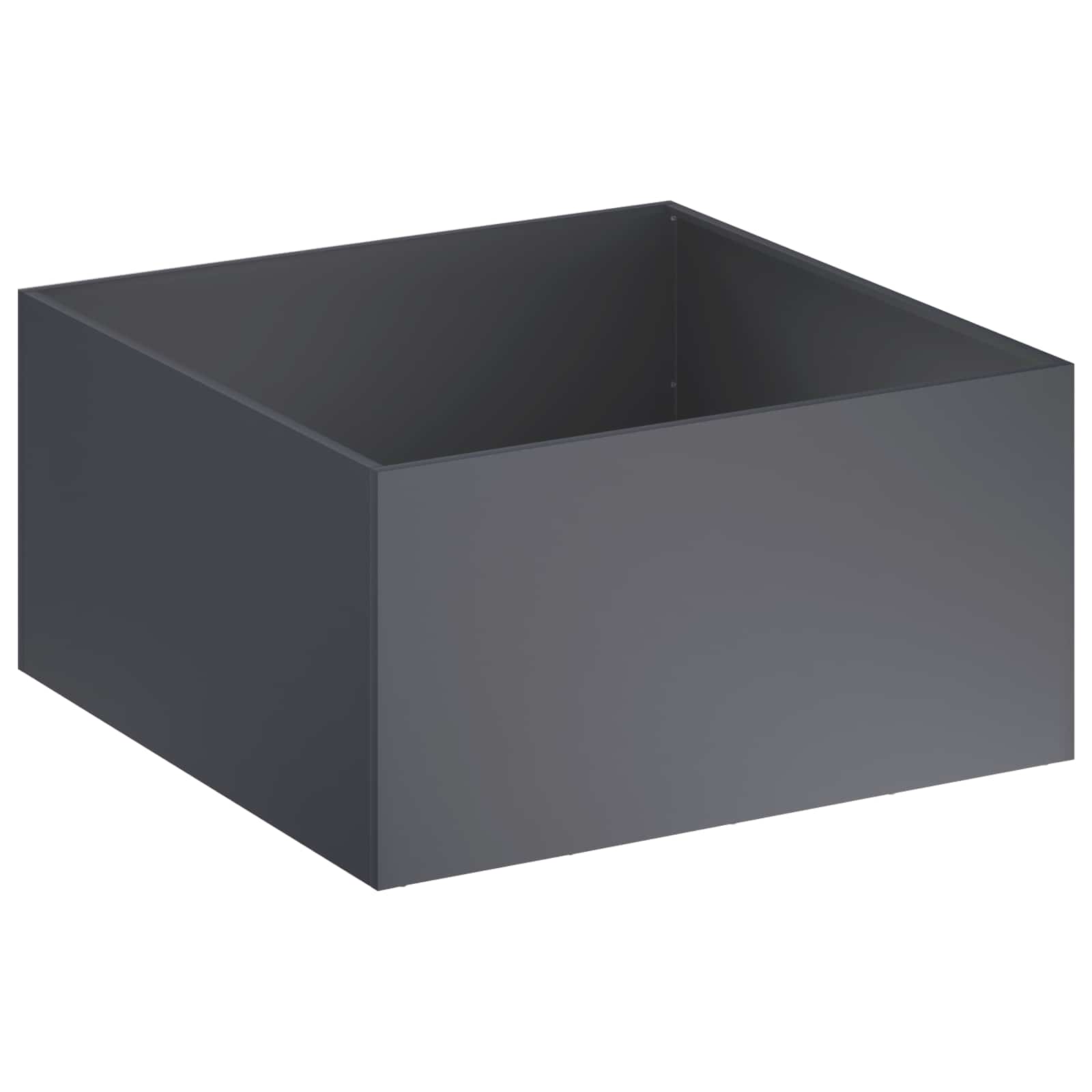 Plantenbak 2 st Antraciet 100 x 100 x 40 cm Koudgewalst staal image 3
