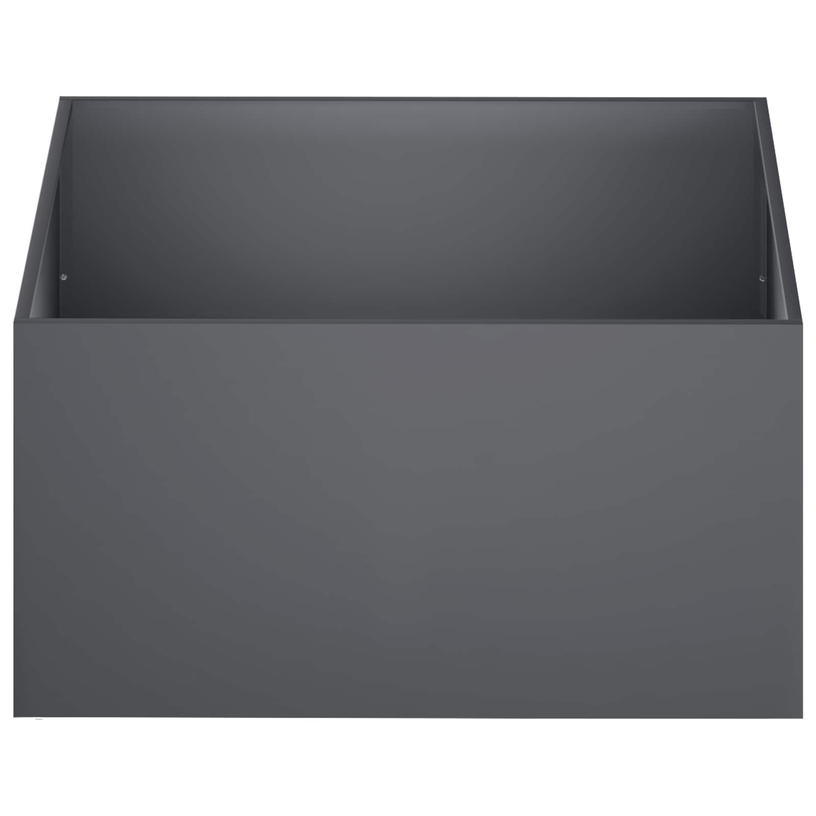 Plantenbak 2 st Antraciet 100 x 100 x 40 cm Koudgewalst staal image 4