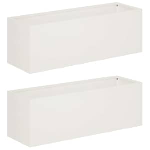 Zahradní pěstebník 2 ks Bílá 40 x 20 x 20 cm - obrázek 2