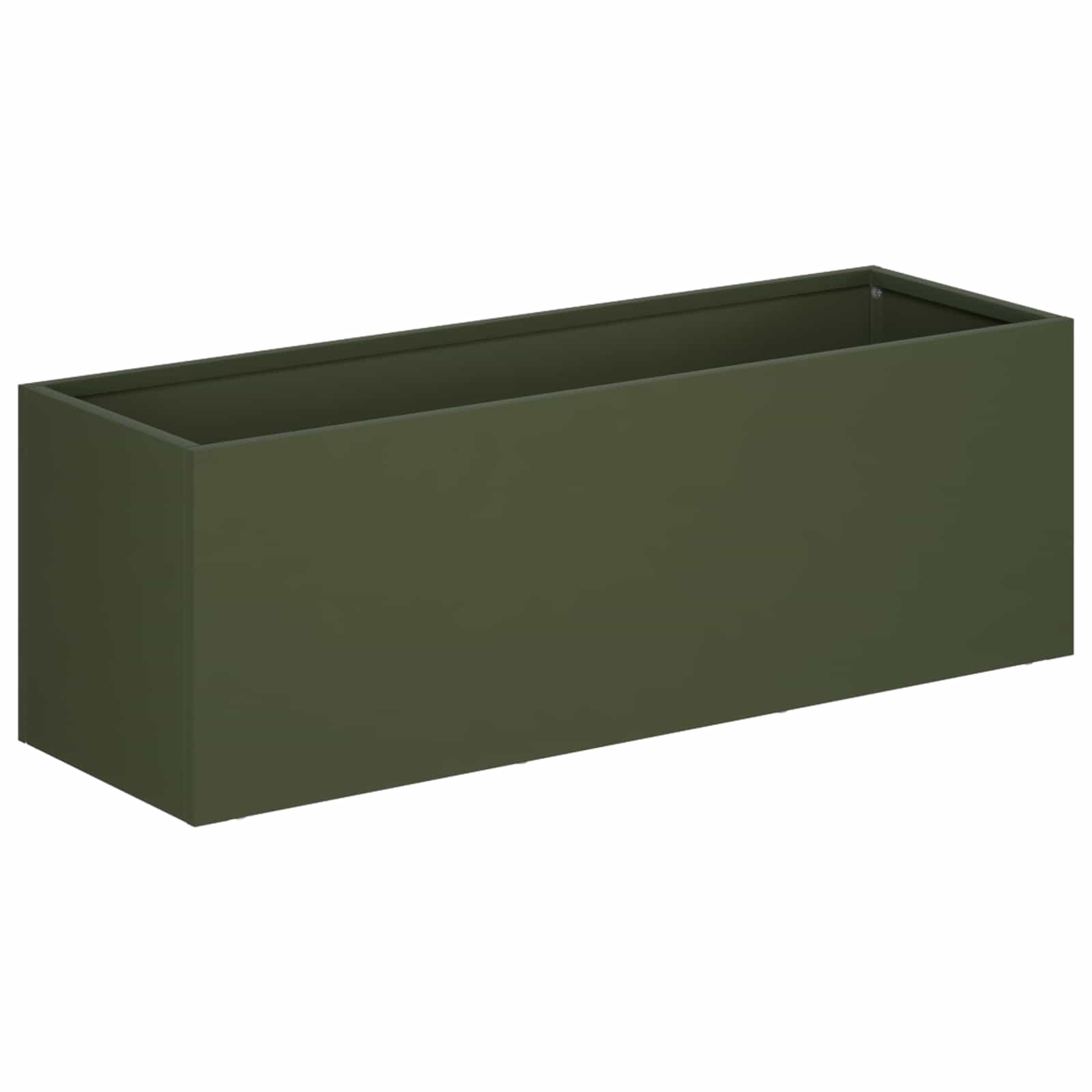 Plantenbak Olijfgroen 40 x 20 x 20 cm Koudgewalst staal image 2
