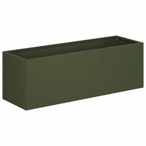Zahradní pěstebník 2 ks Olivově zelená 40 x 20 x 20 cm - obrázek 3