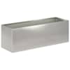 vidaXL Aia istutuspot H&otilde;bedane 40 x 20 x 20 cm Roostevaba teras