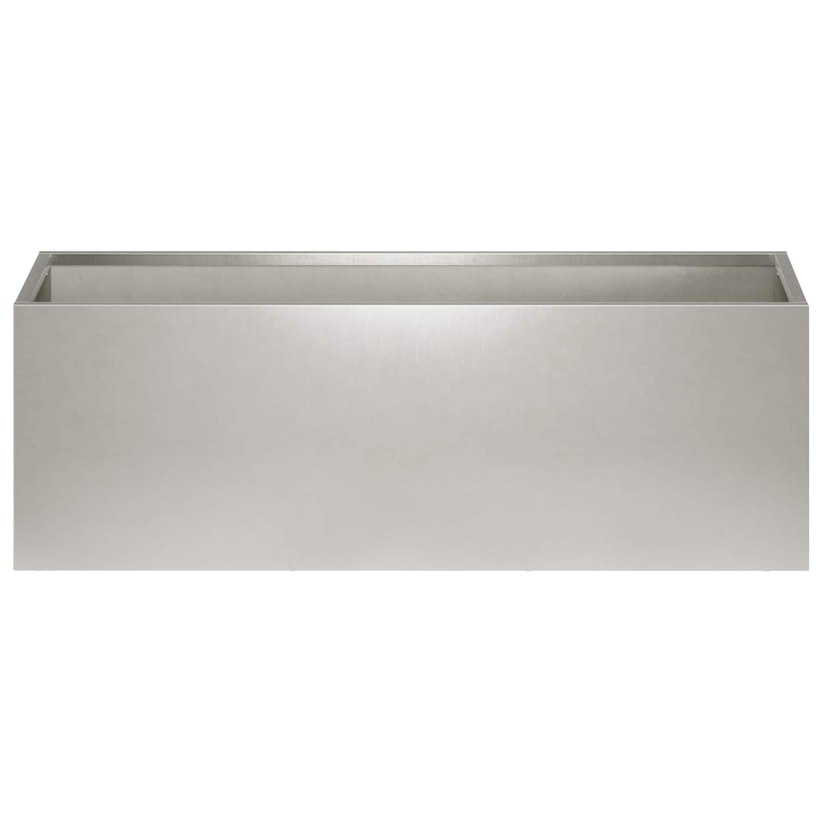 Plantenbak 2 st zilver 40 x 20 x 20 cm Roestvrij staal image 4