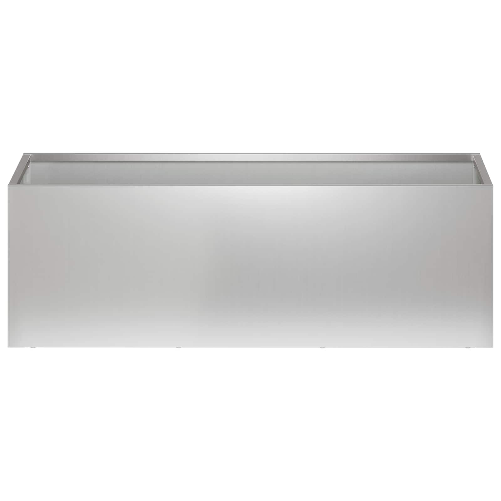 Plantenbak zilver 40 x 20 x 20 cm Gegalvaniseerd staal image 3