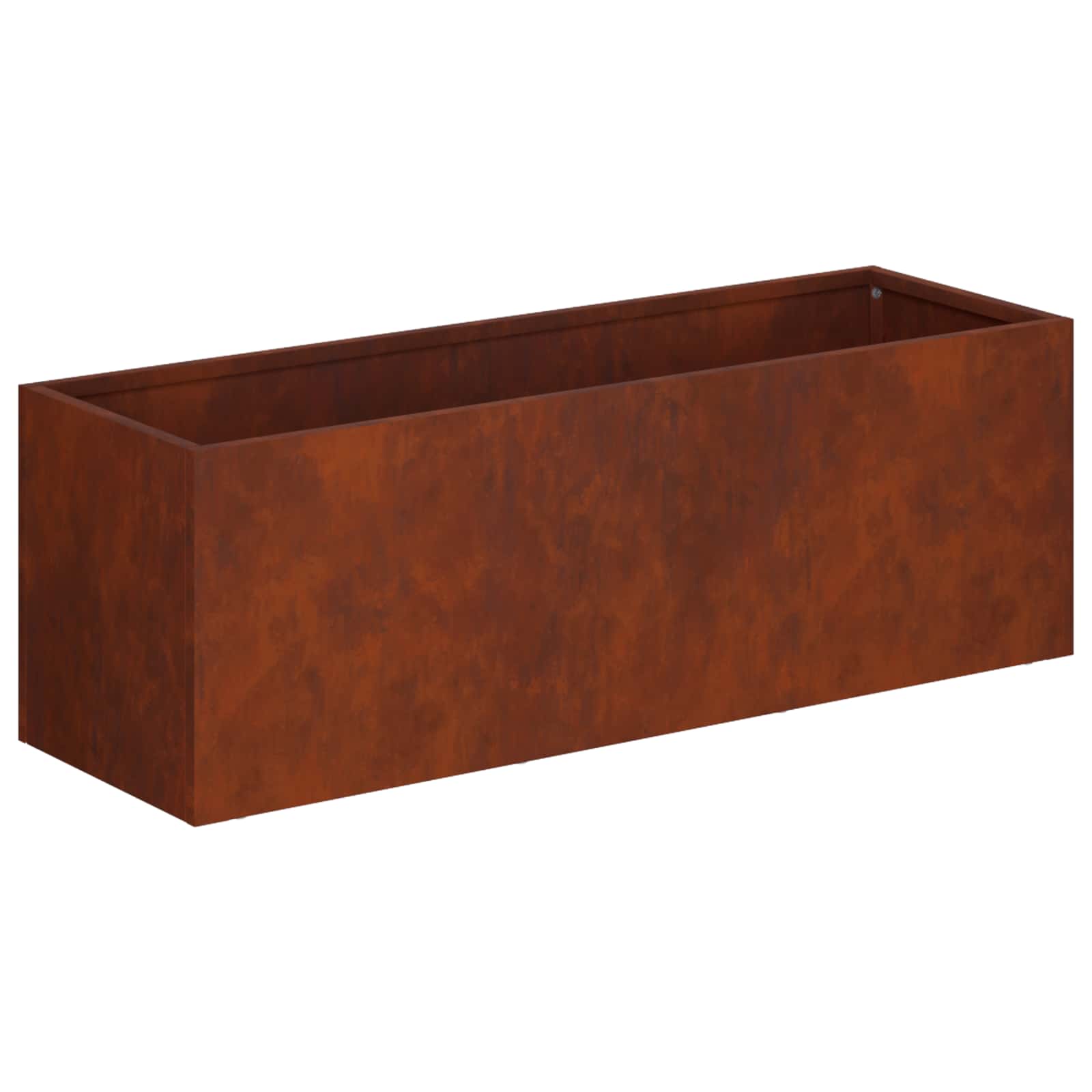 Plantenbak Roestkleurig 40 x 20 x 20 cm weervast staal image 2