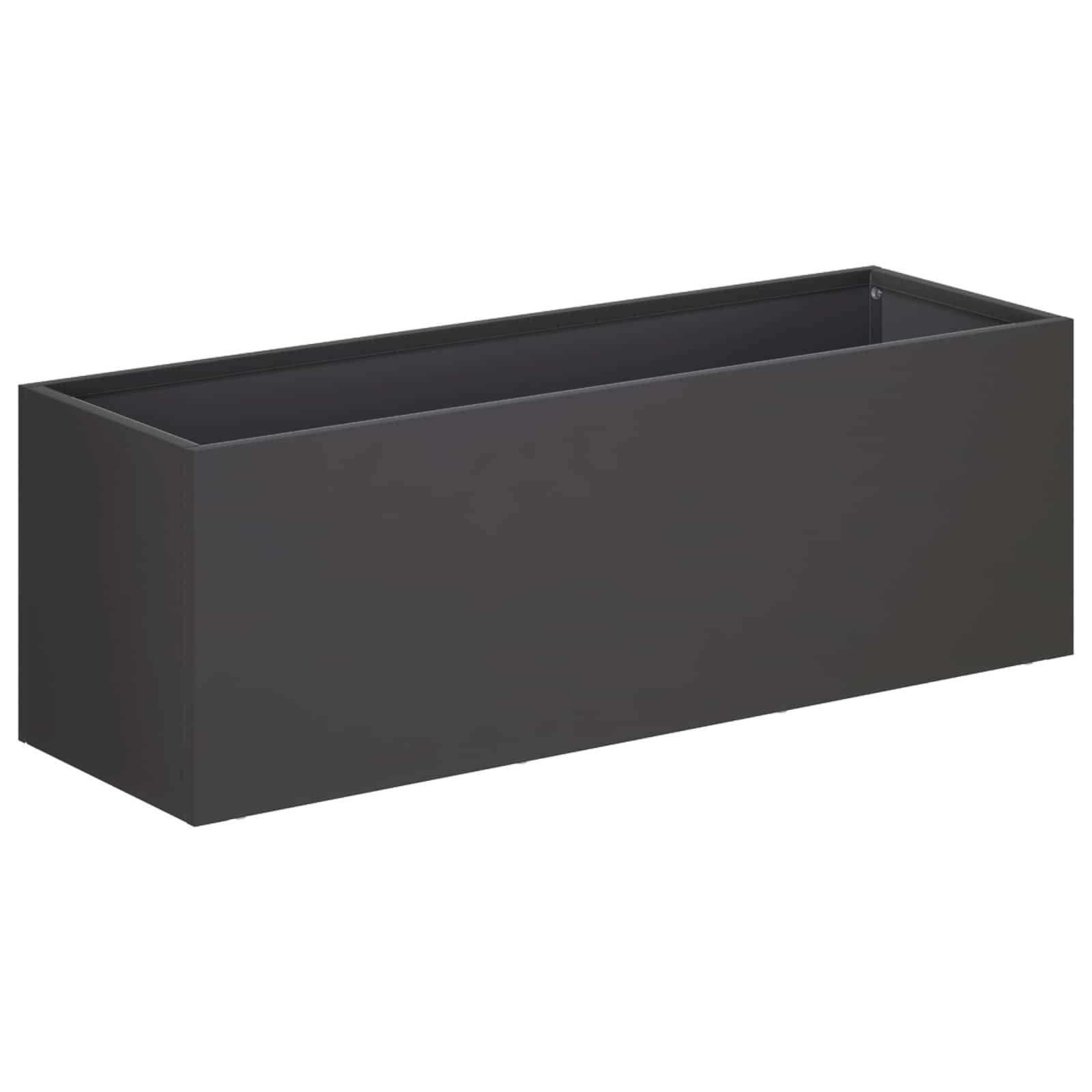 Градинска саксия Черно 60 x 20 x 20 см — изображение 2