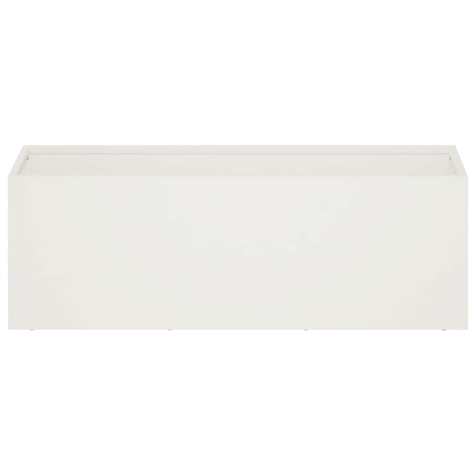 Plantenbak Wit 60 x 20 x 20 cm Koudgewalst staal image 3