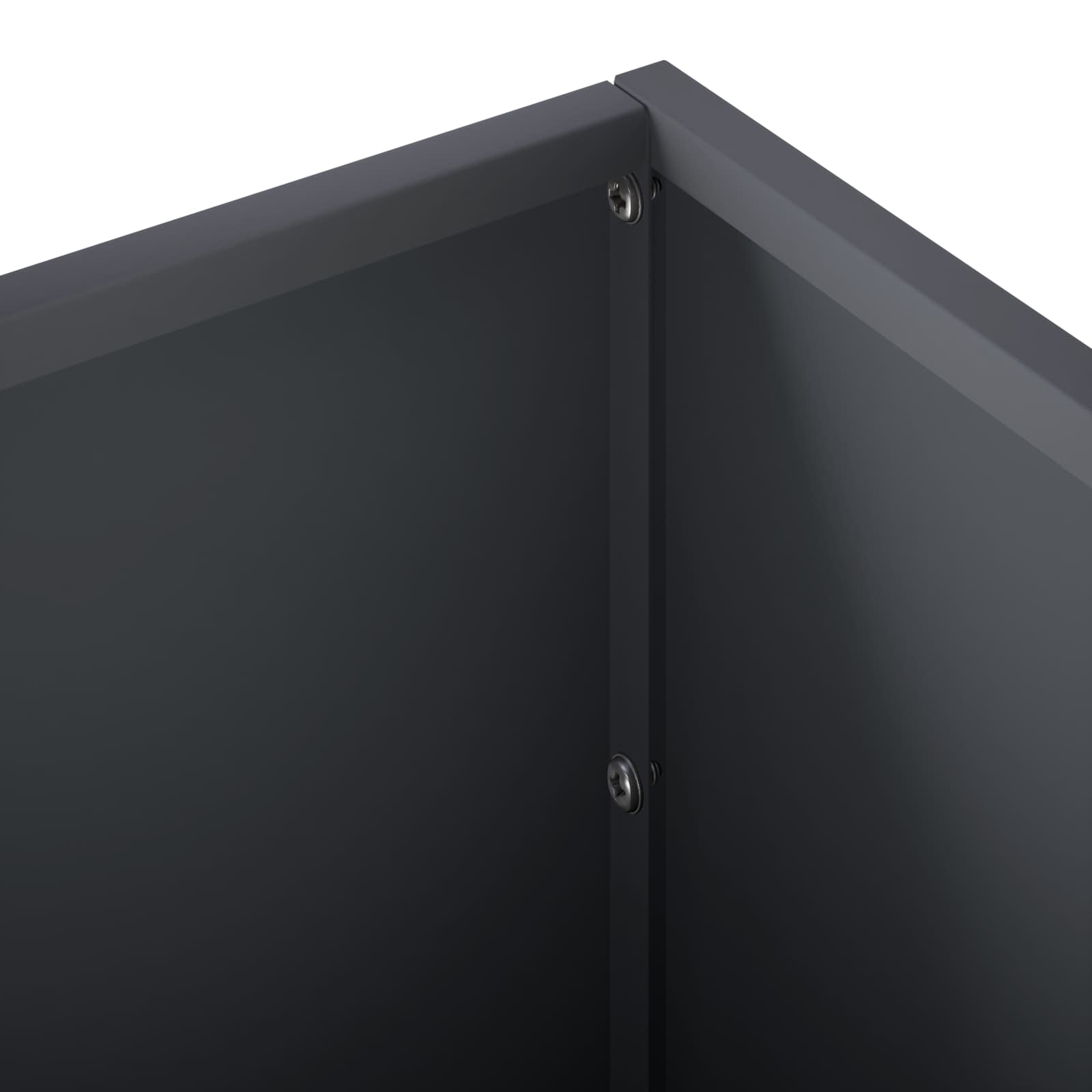 Plantenbak Antraciet 60 x 20 x 20 cm Koudgewalst staal image 5