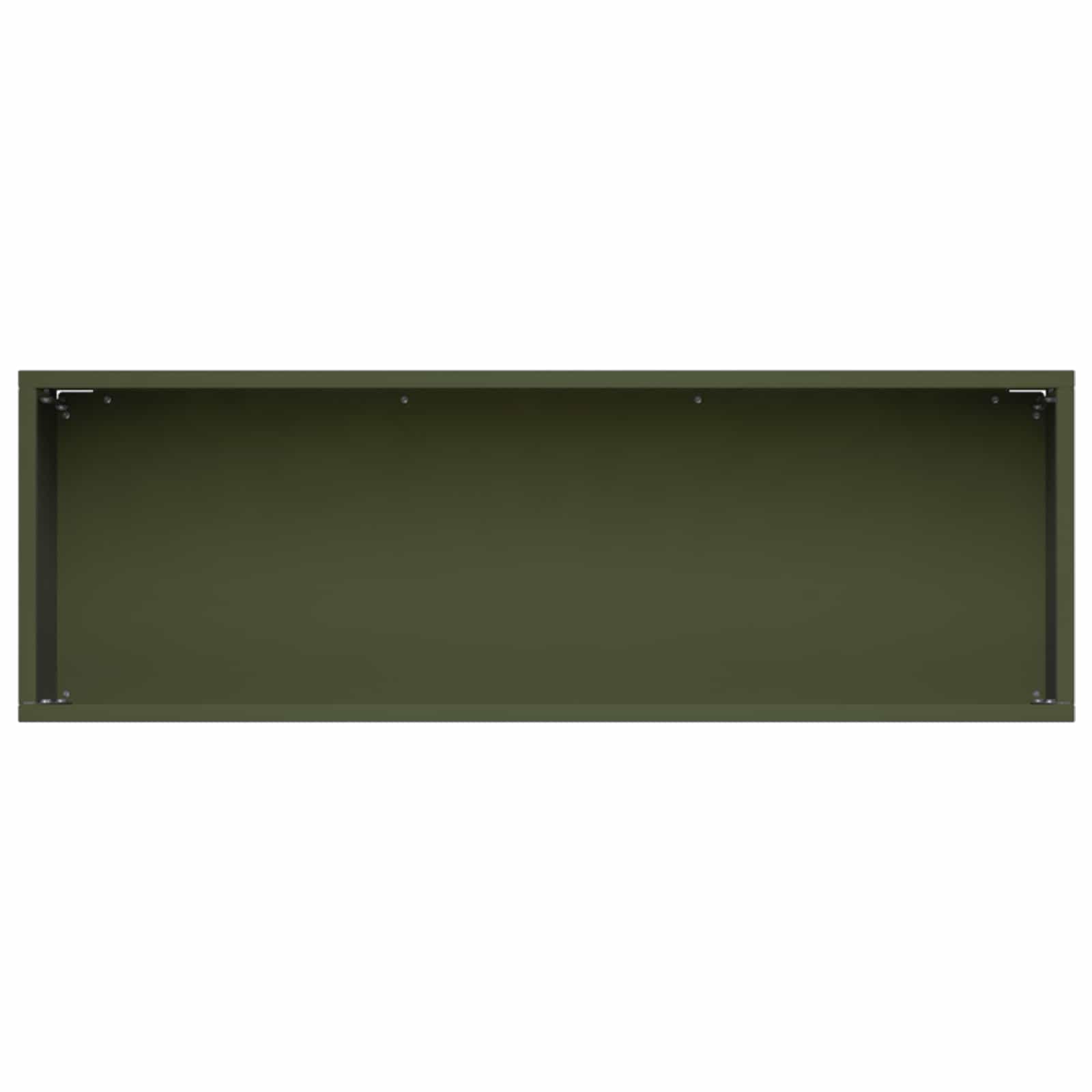 Plantenbak 2 st Olijfgroen 60 x 20 x 20 cm Koudgewalst staal image 5