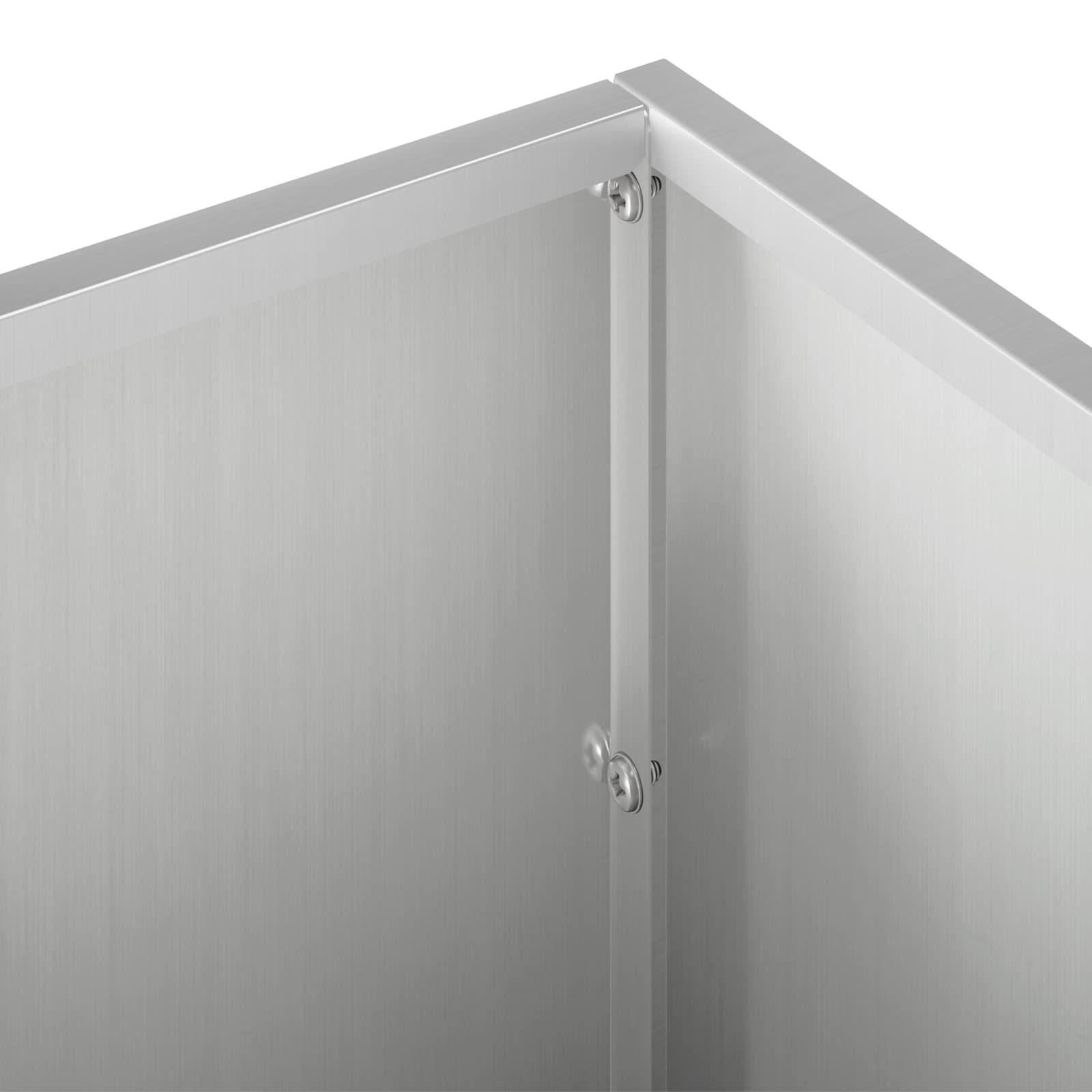 Plantenbak zilver 80 x 20 x 20 cm Gegalvaniseerd staal image 5