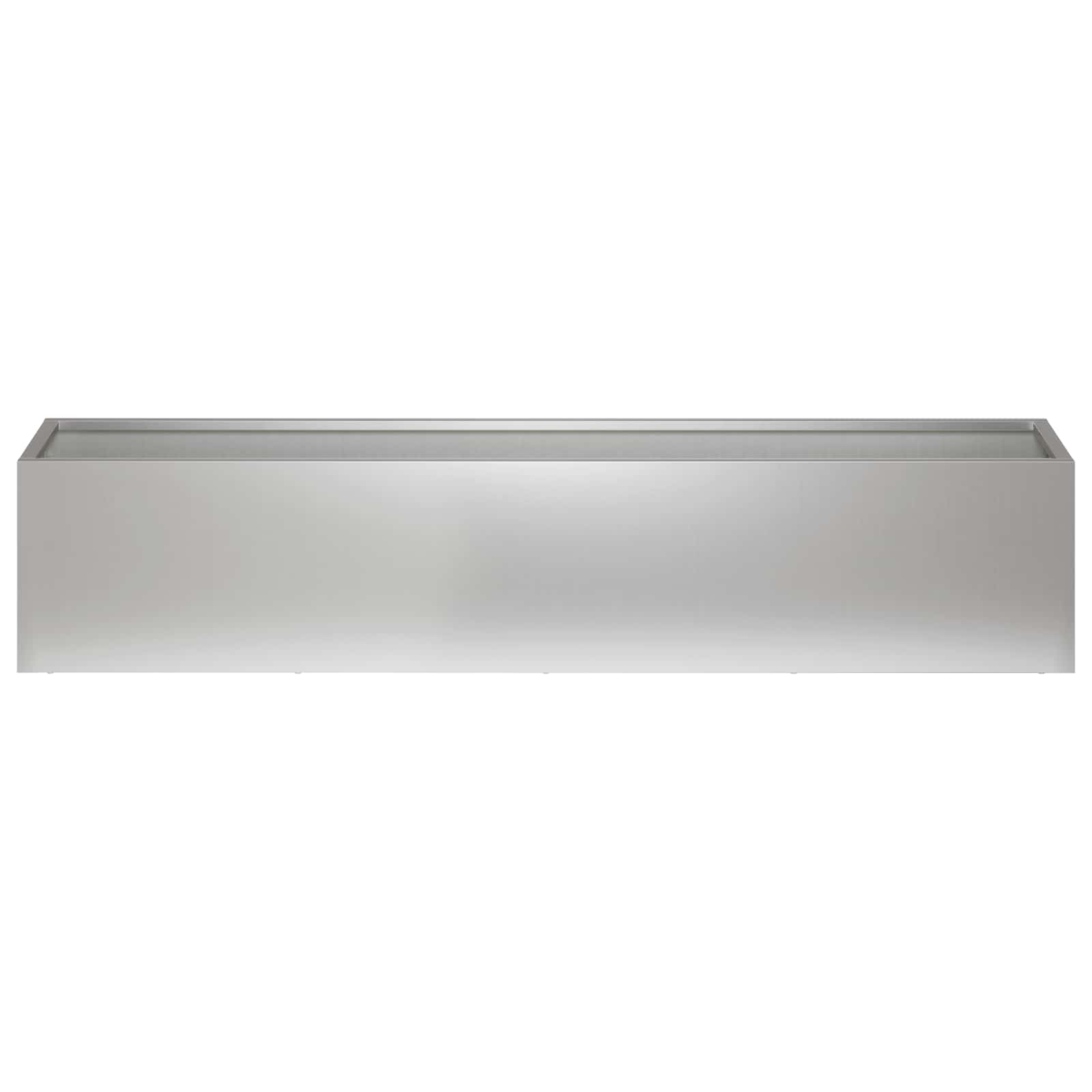 Plantenbak zilver 80 x 20 x 20 cm Gegalvaniseerd staal image 3