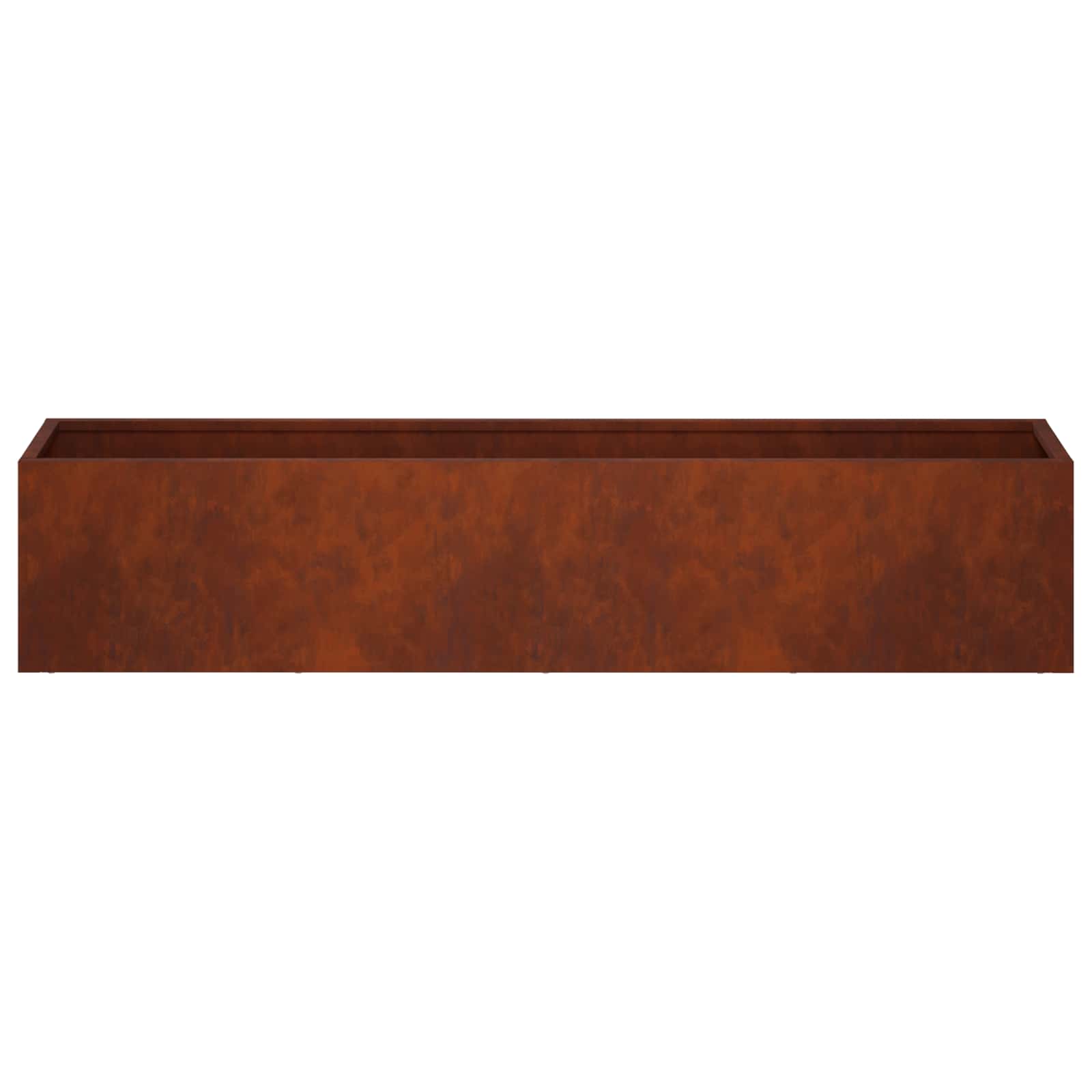 Plantenbak Roestkleurig 80 x 20 x 20 cm weervast staal image 4