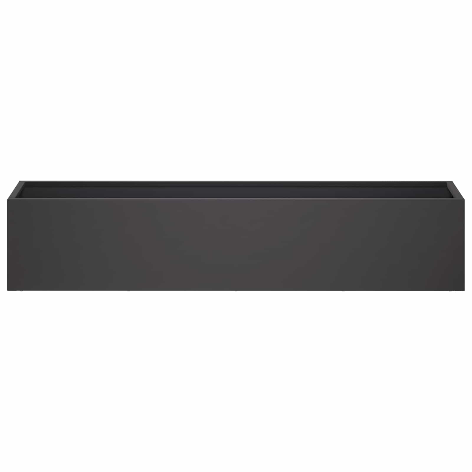 Plantenbak Zwart 100 x 20 x 20 cm Koudgewalst staal image 3