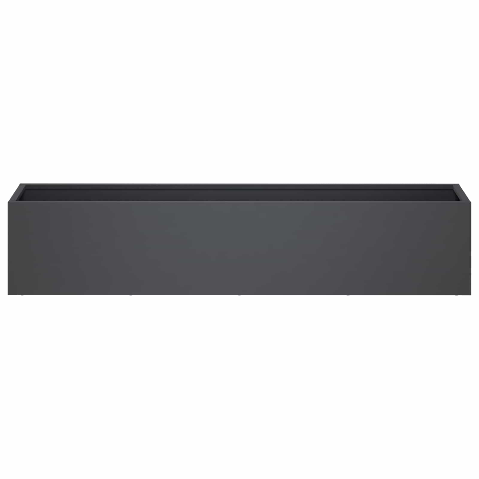 Plantenbak Antraciet 100 x 20 x 20 cm Koudgewalst staal image 3