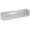vidaXL Aia istutuspot H&otilde;bedane 100 x 20 x 20 cm Roostevaba teras