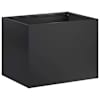 vidaXL Aia istutuspot Must 40 x 30 x 30 cm K&uuml;lmvalmistatud teras