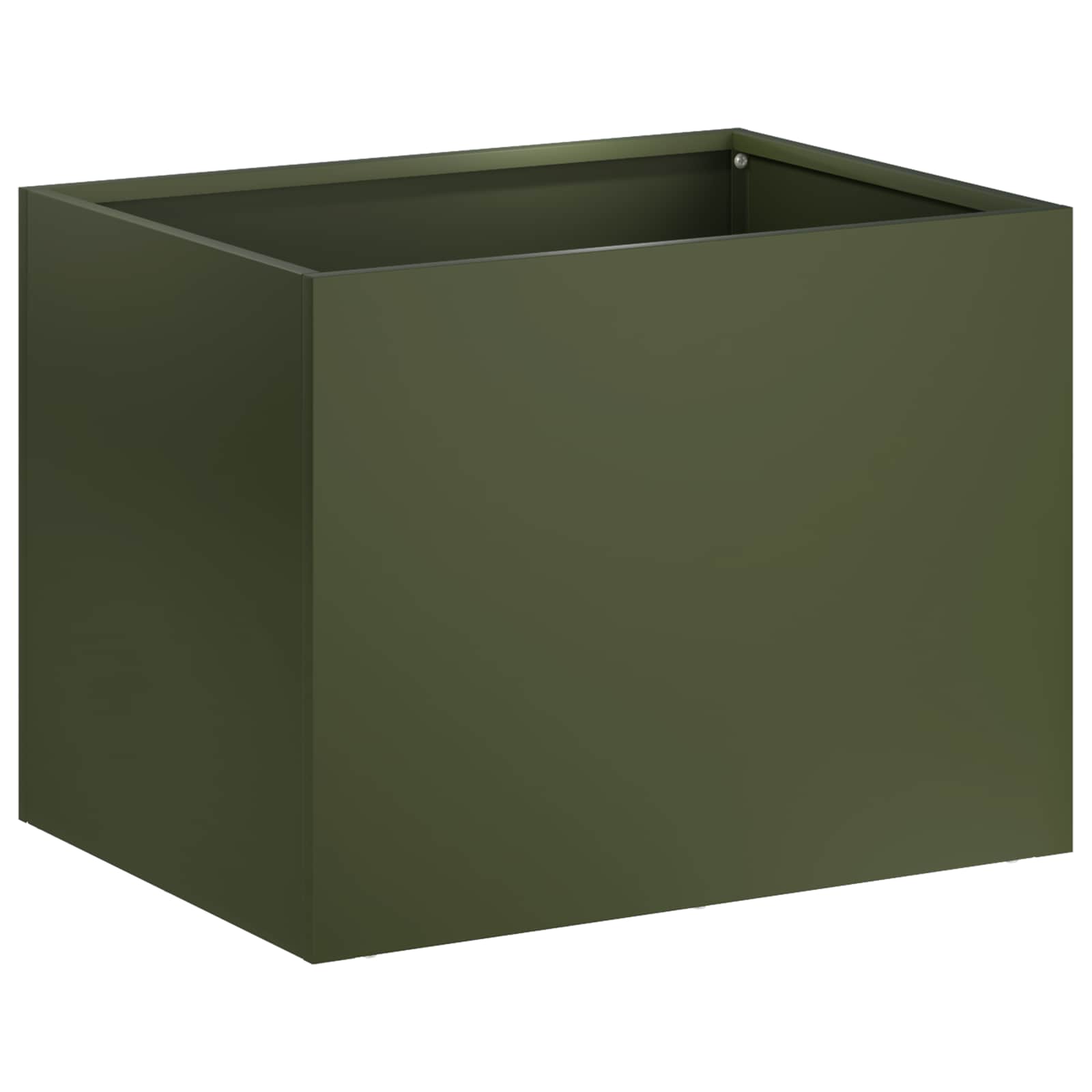 Plantenbak Olijfgroen 40 x 30 x 30 cm Koudgewalst staal image 2