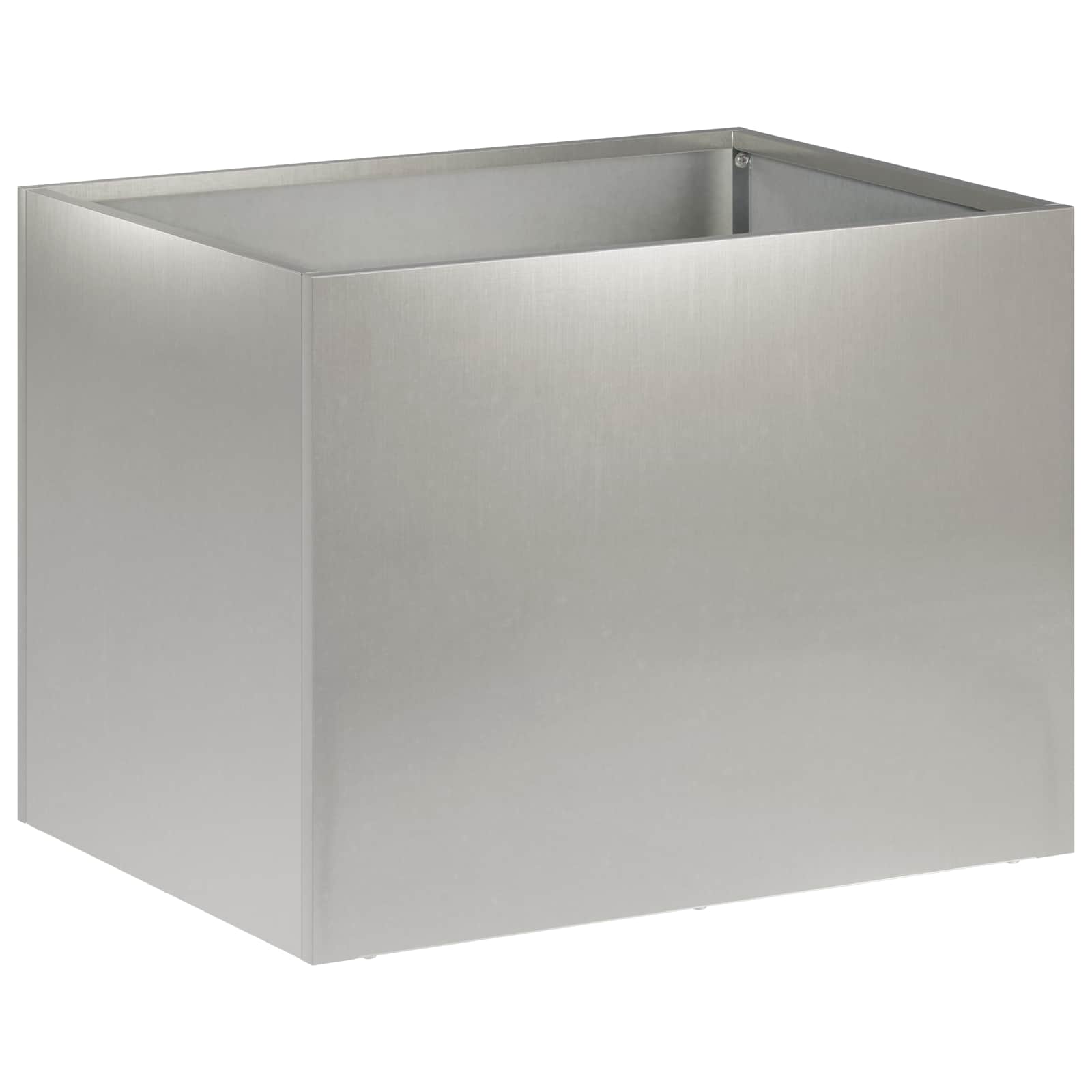 Plantenbak 2 st zilver 40 x 30 x 30 cm Roestvrij staal image 3