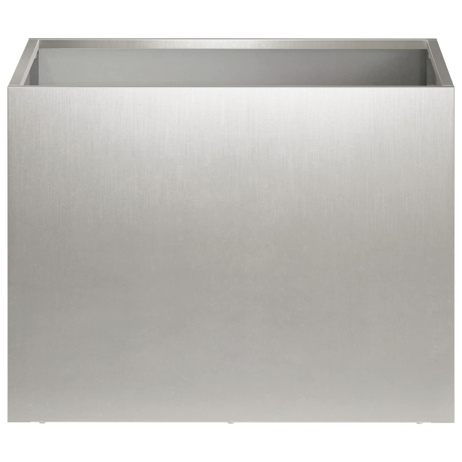 Plantenbak 2 st zilver 40 x 30 x 30 cm Roestvrij staal image 4