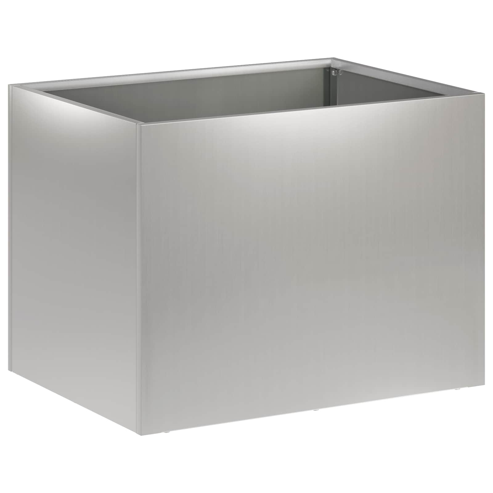 Plantenbak zilver 40 x 30 x 30 cm Gegalvaniseerd staal image 2
