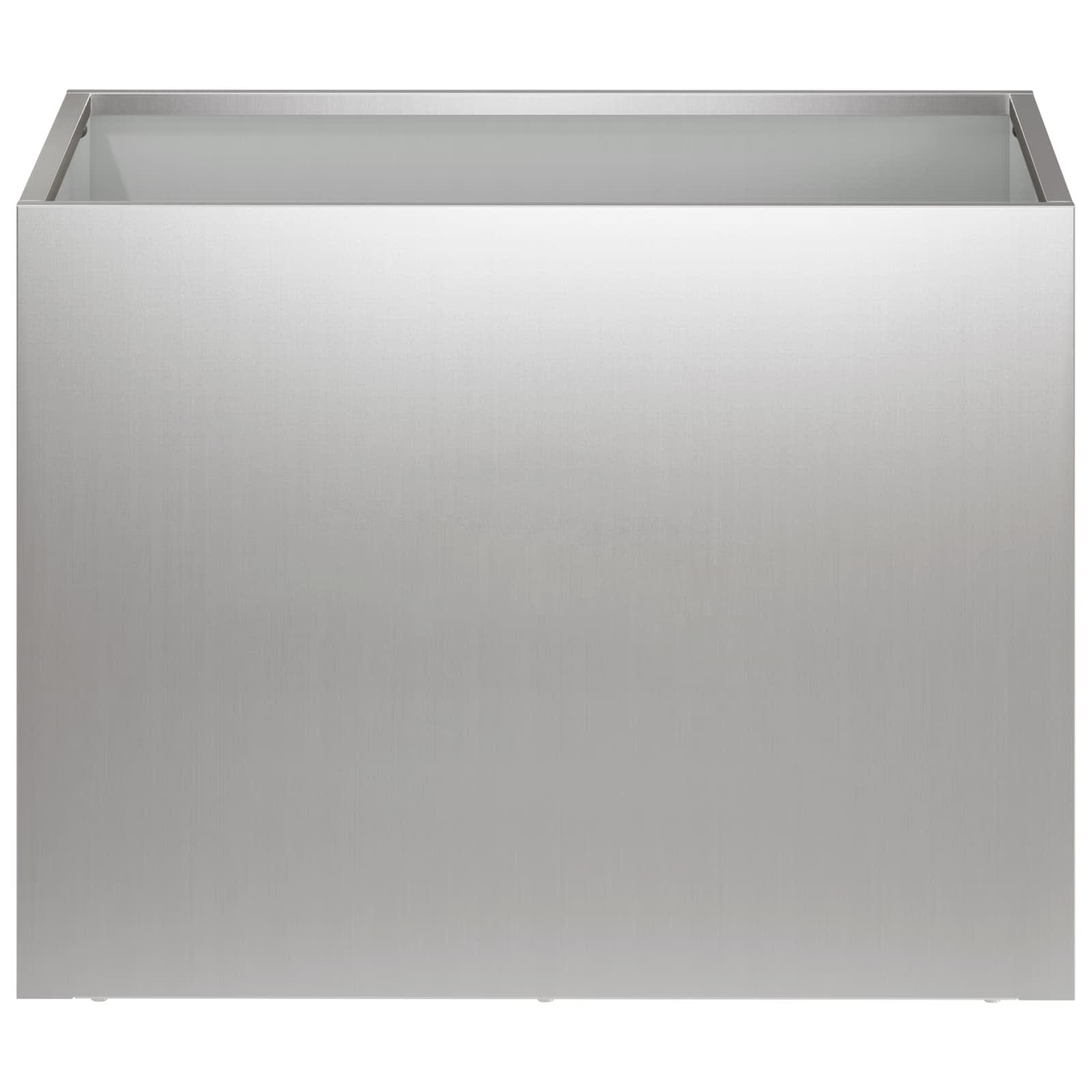 Plantenbak zilver 40 x 30 x 30 cm Gegalvaniseerd staal image 3