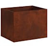 vidaXL Aia istutuspot Rooste 40 x 30 x 30 cm Ilmastikukindel teras