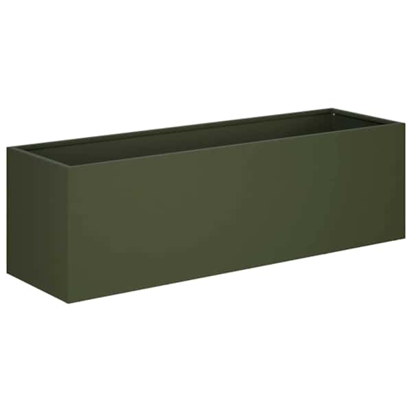 vidaXL Aia istutuspot Oliiviroheline 80 x 30 x 30 cm