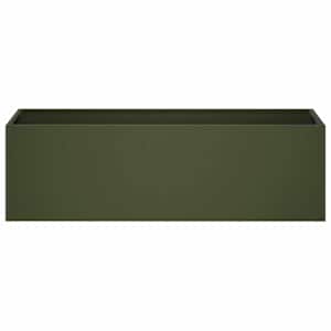 Zahradní pěstebník 2 ks Olivově zelená 80 x 30 x 30 cm - obrázek 4