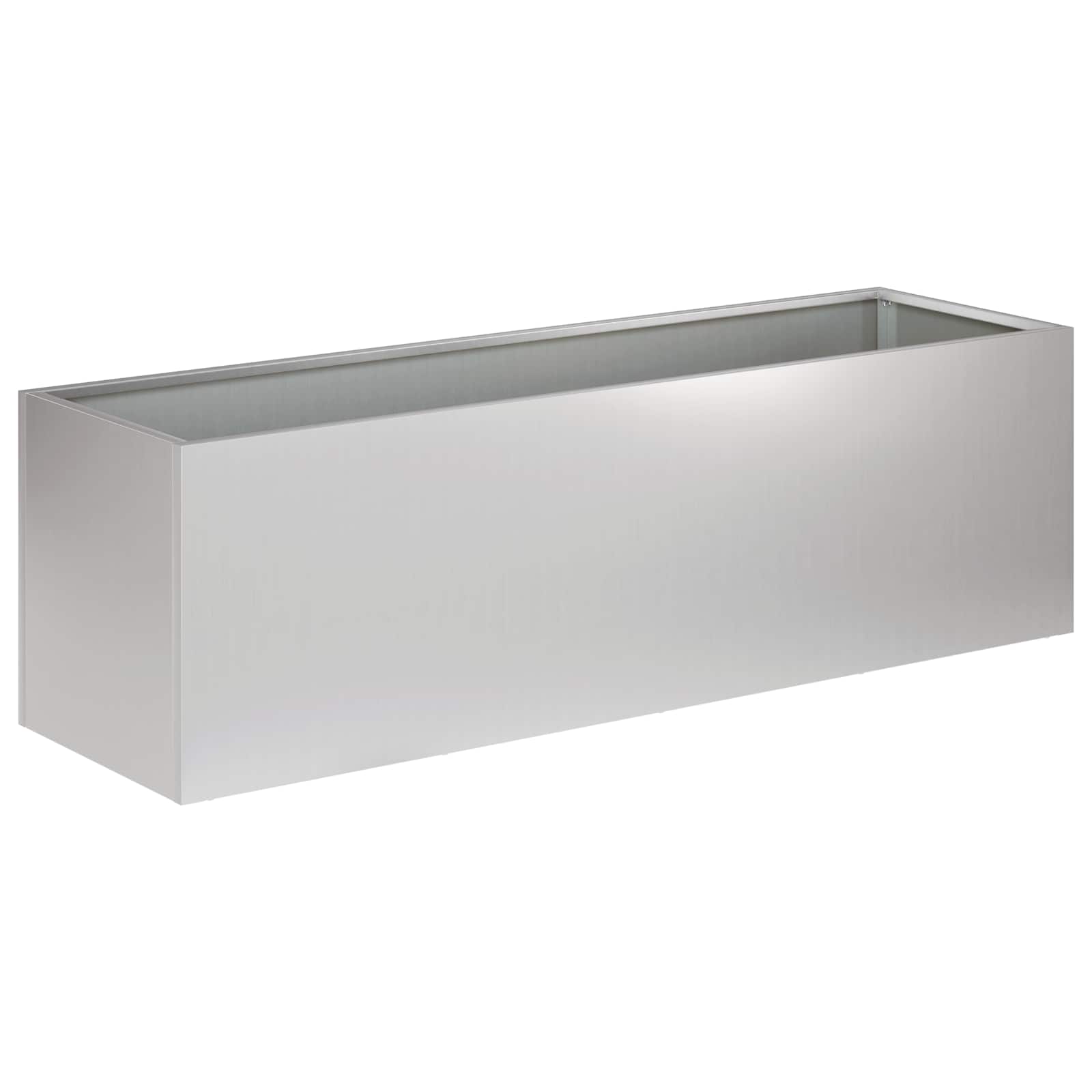 Plantenbak zilver 80 x 30 x 30 cm Gegalvaniseerd staal image 2
