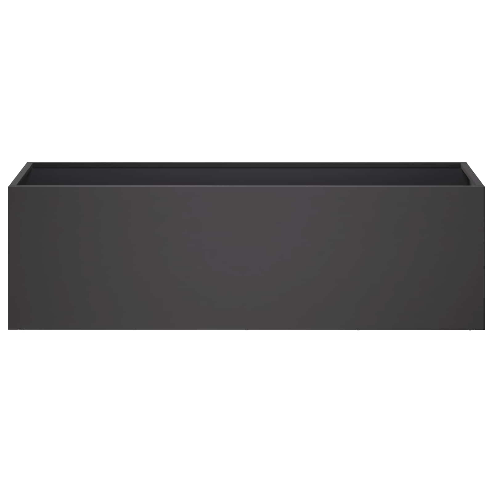 Plantenbak Zwart 100 x 30 x 30 cm Koudgewalst staal image 3