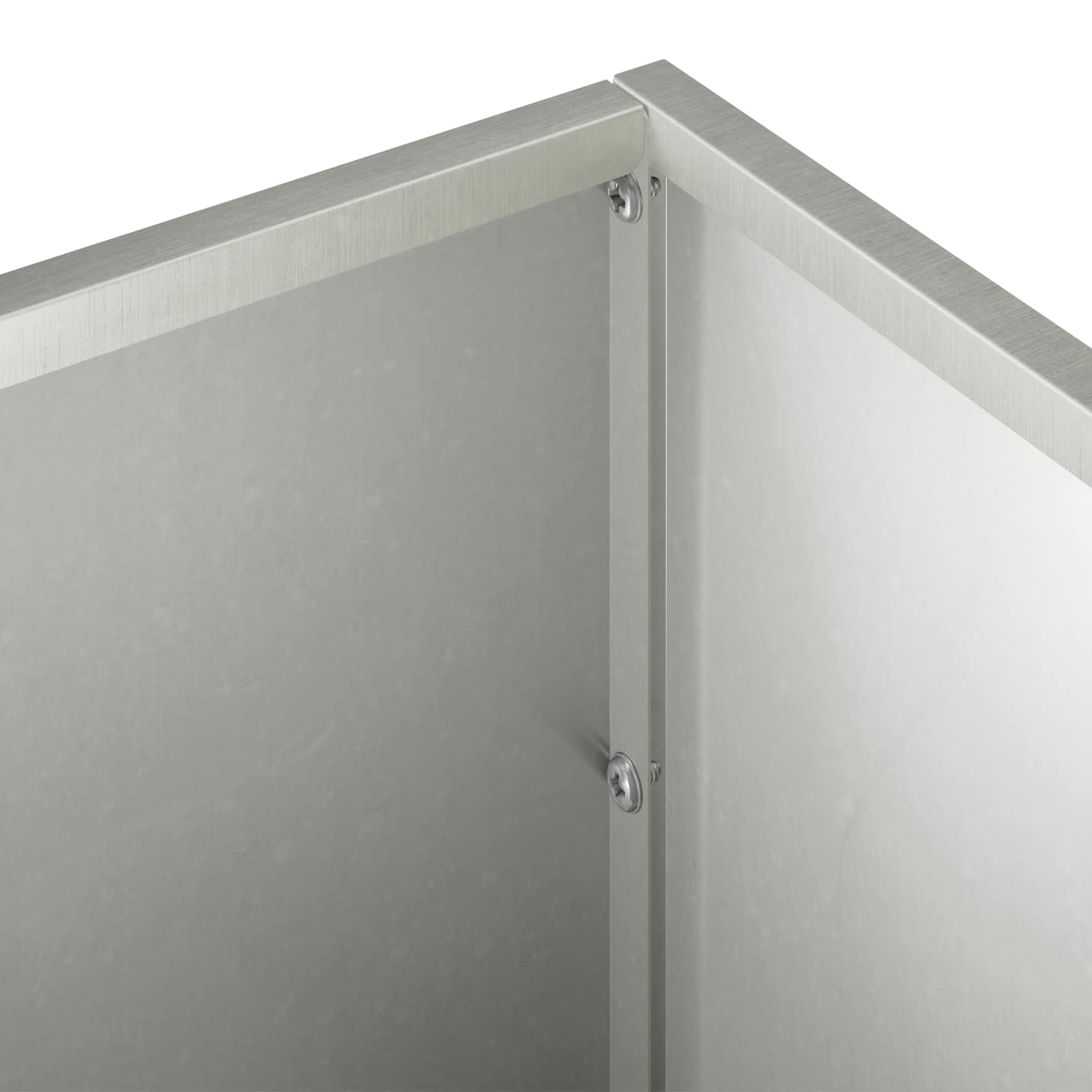 Plantenbak zilver 100 x 30 x 30 cm Roestvrij staal image 5