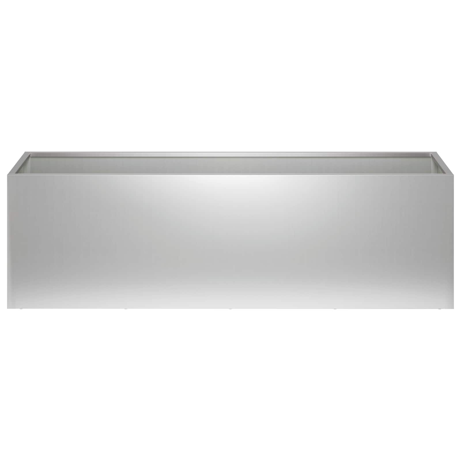 Plantenbak zilver 100 x 30 x 30 cm Gegalvaniseerd staal image 3