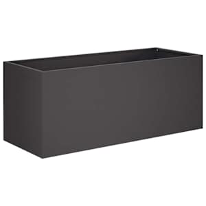 vidaXL Aia istutuspot Must 100 x 40 x 40 cm K&uuml;lmvalmistatud teras