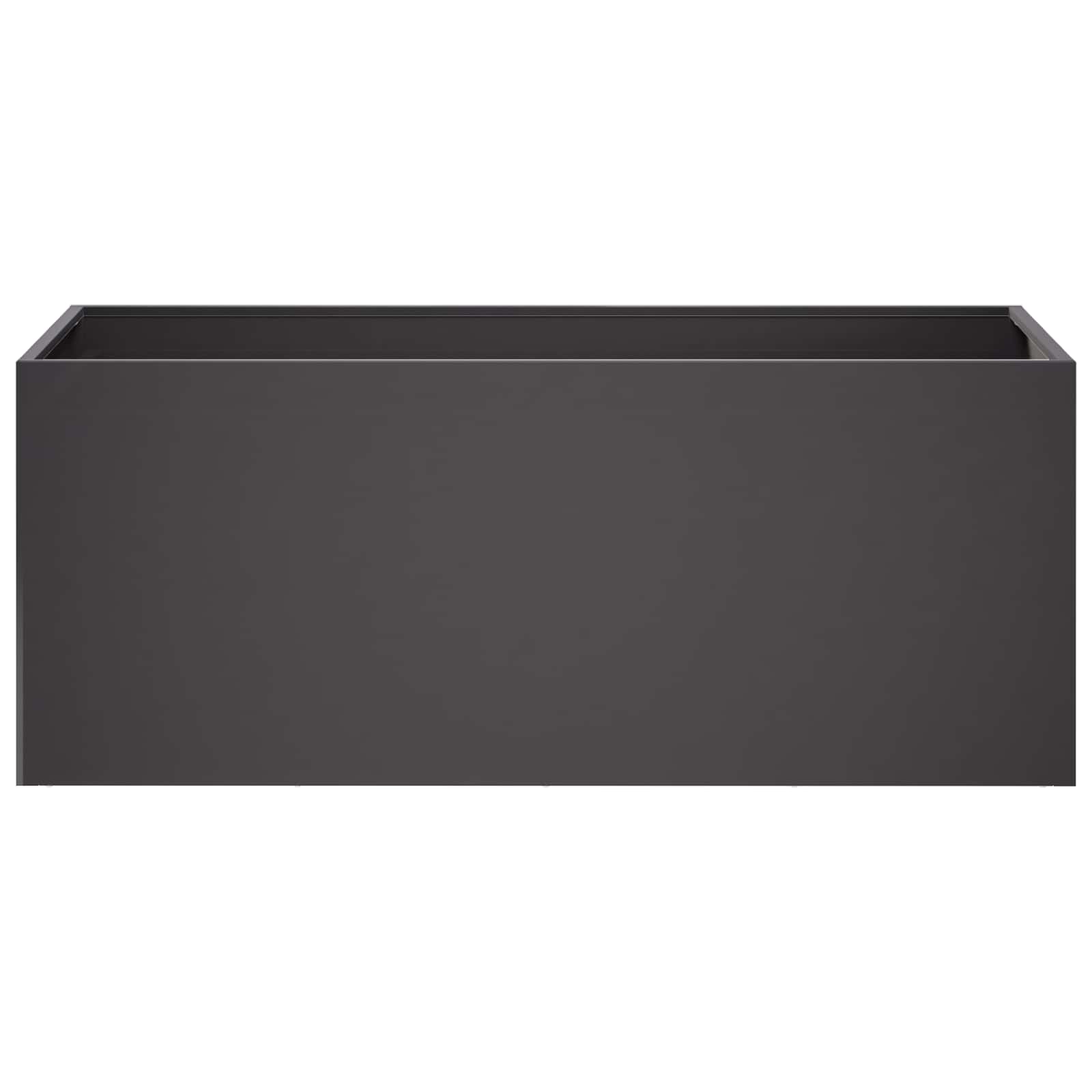 Plantenbak Zwart 100 x 40 x 40 cm Koudgewalst staal image 3