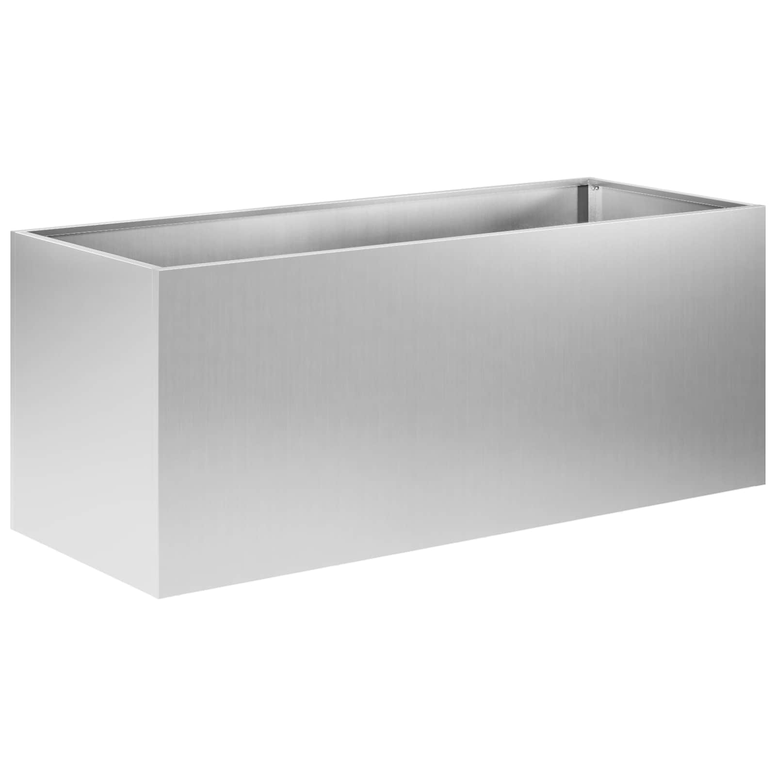 Plantenbak zilver 100 x 40 x 40 cm Gegalvaniseerd staal image 2