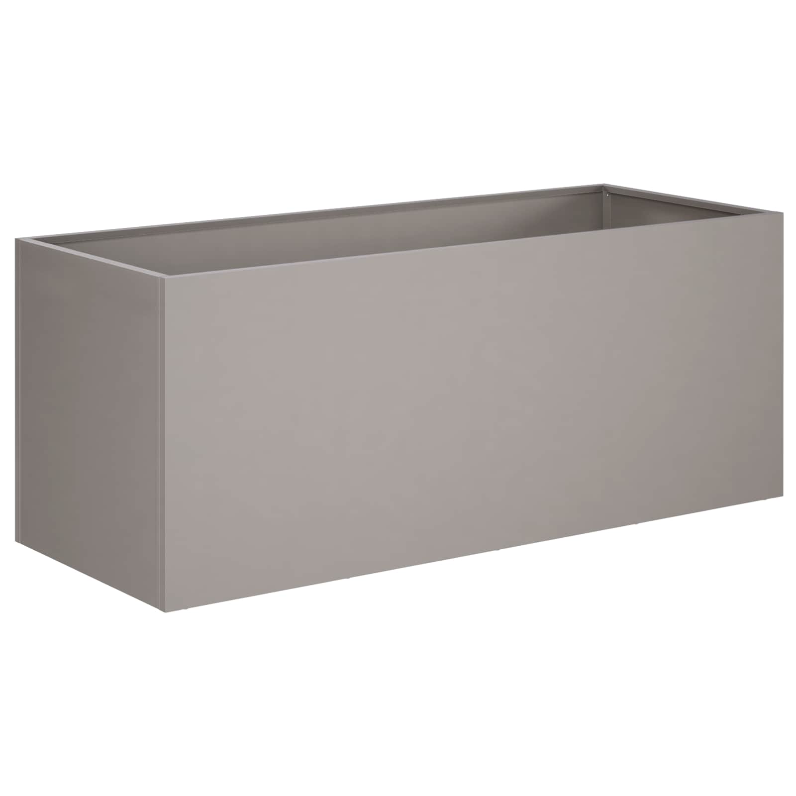 Plantenbak 2 st Roestkleurig 100 x 40 x 40 cm weervast staal image 4