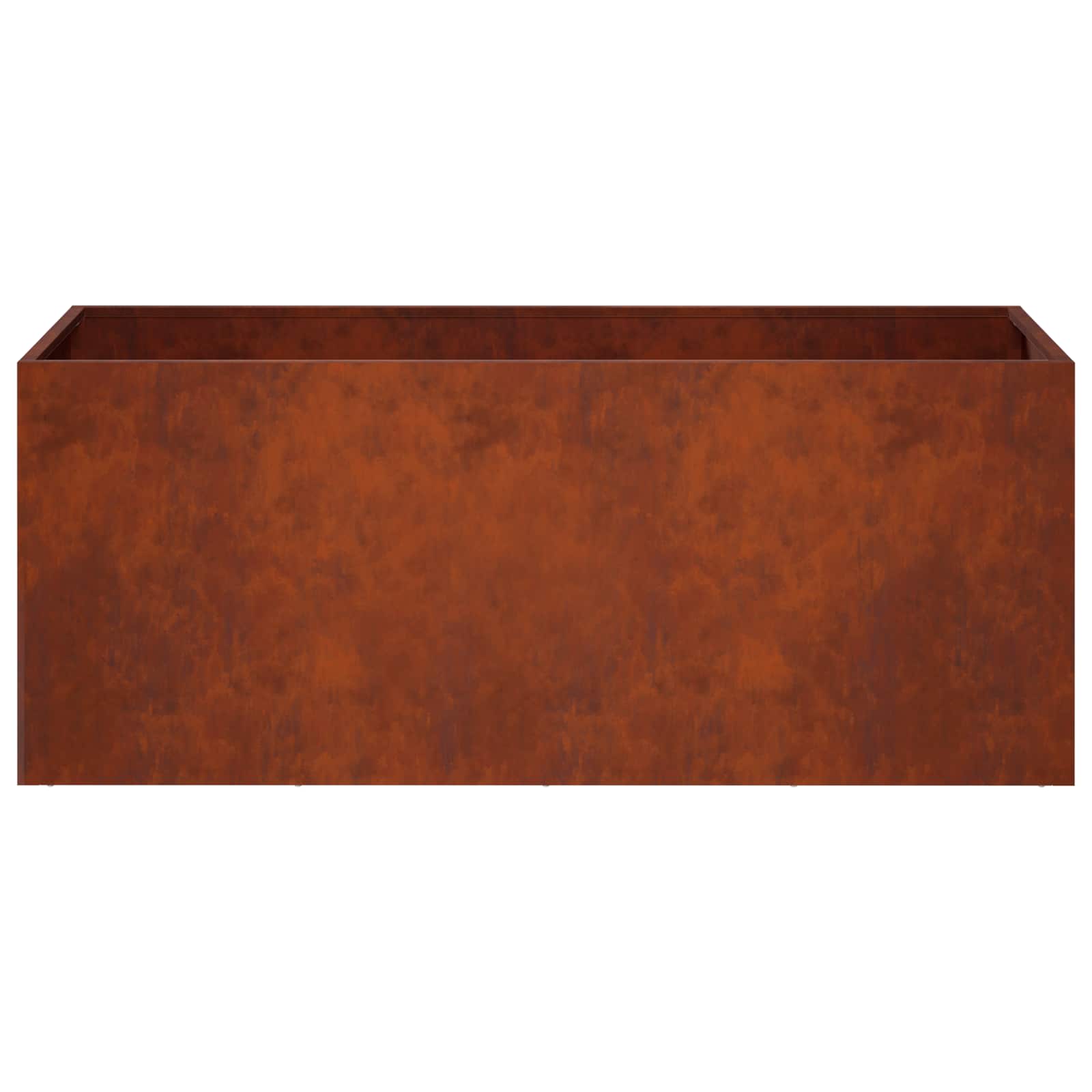 Plantenbak 2 st Roestkleurig 100 x 40 x 40 cm weervast staal image 5