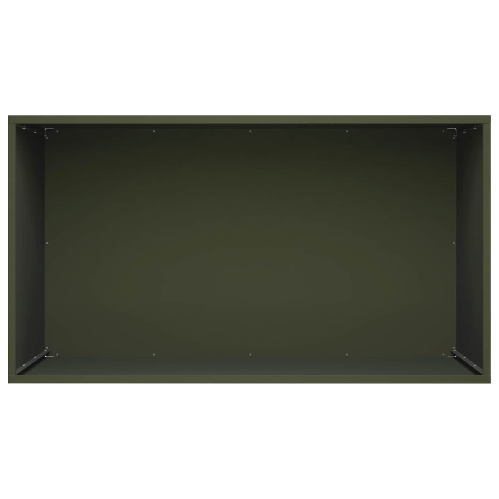 Plantenbak Olijfgroen 100 x 50 x 50 cm Koudgewalst staal image 4