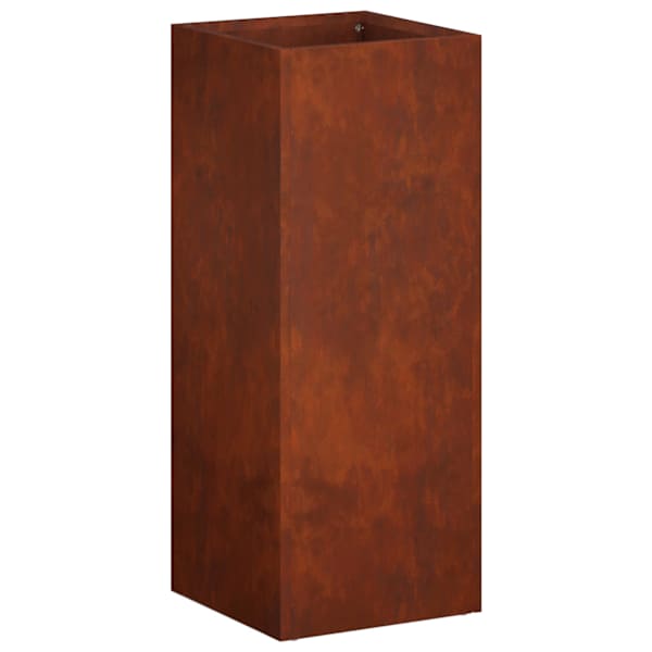 vidaXL Aia istutuspot Rooste 20 x 20 x 50 cm Ilmastikukindel teras