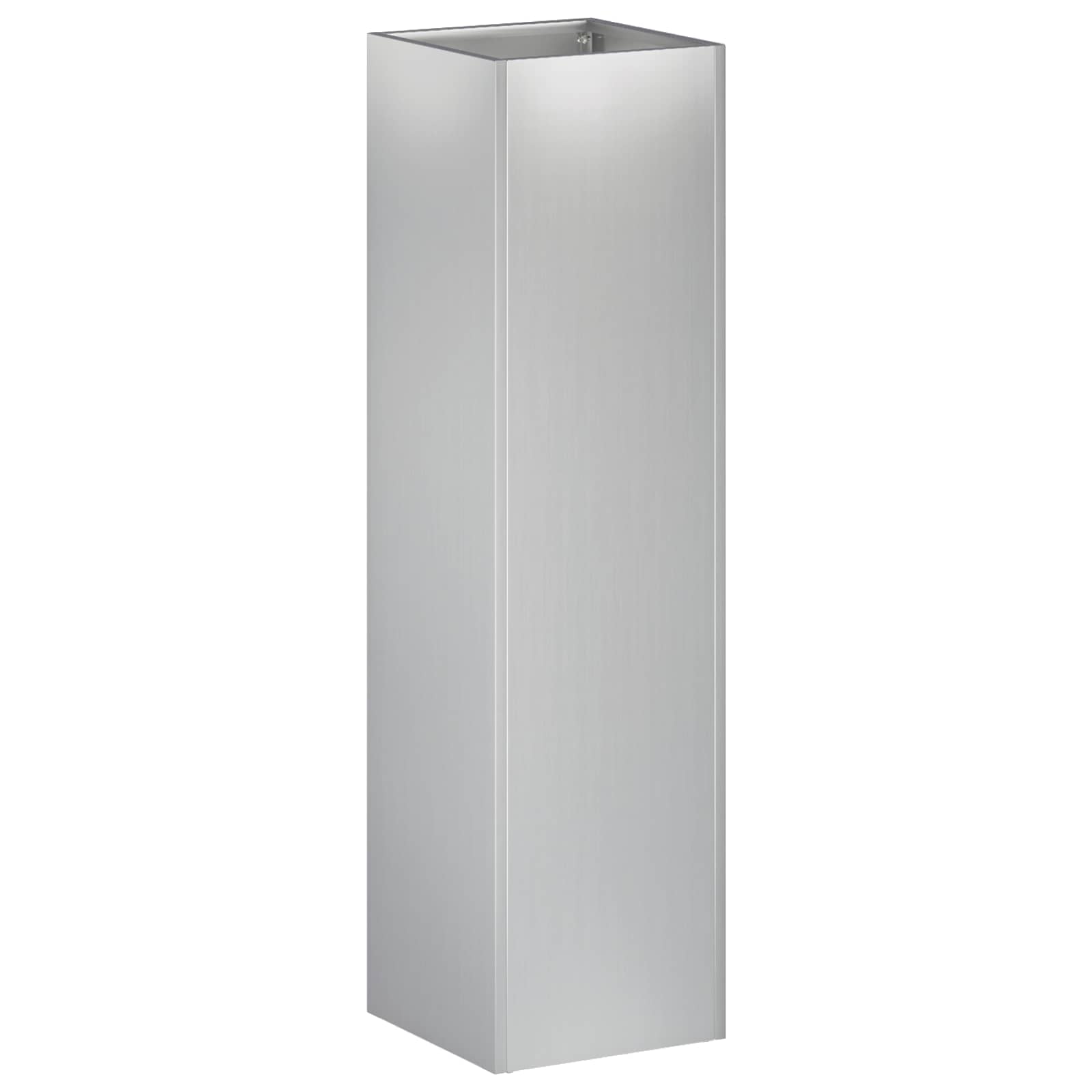 Plantenbak zilver 20 x 20 x 75 cm Gegalvaniseerd staal image 2