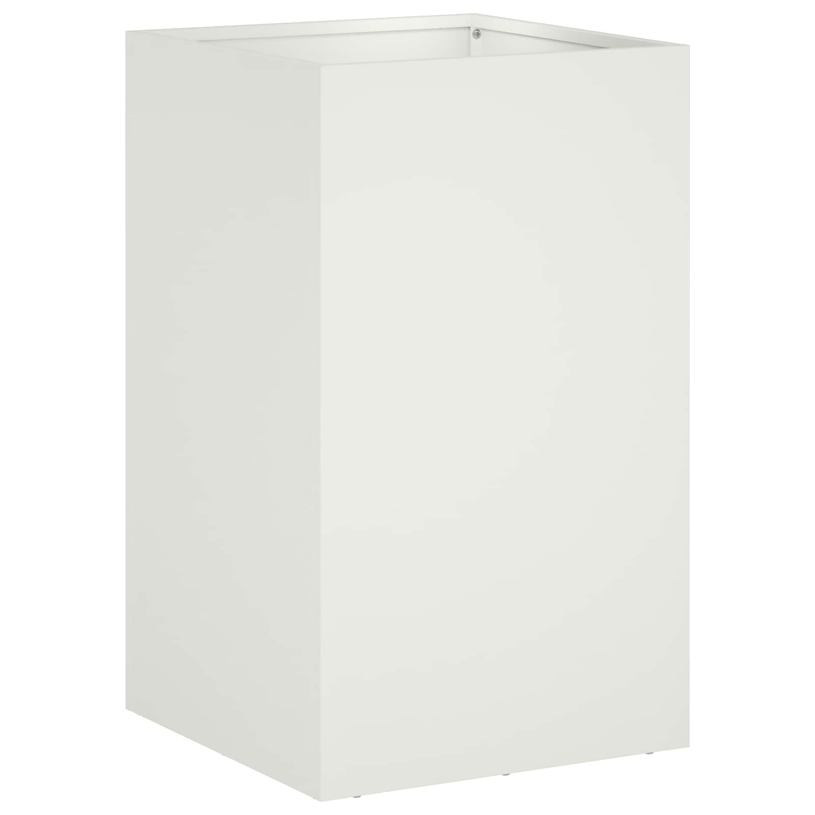 Plantenbak Wit 30 x 30 x 50 cm Koudgewalst staal image 2