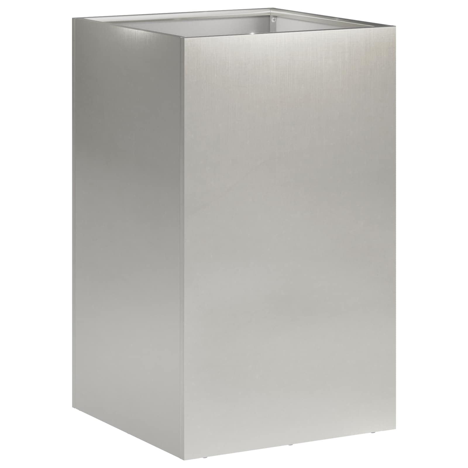 Plantenbak zilver 30 x 30 x 50 cm Roestvrij staal image 2
